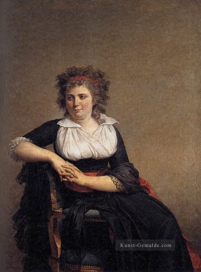 Porträt der Marquise dOrvilliers Neoklassizismus Jacques Louis David Ölgemälde